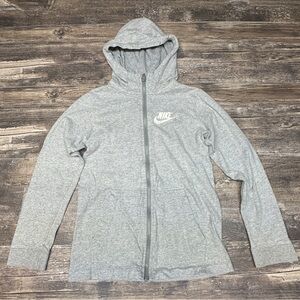 Nike Full-Zip Hoodie - Women’s Medium - Grey
